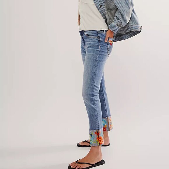 NWT: Free PeopleXDriftwood Colette Skinny Jeans Sizes 24 and 25 - Picture 2 of 8